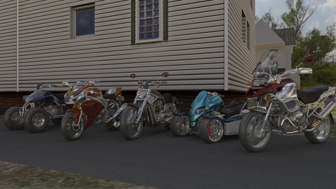 12 Motorcycles Pack