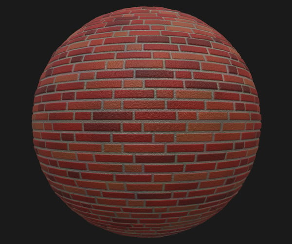 ArtStation FREE Red Brick Texture Pbr Resources   File 