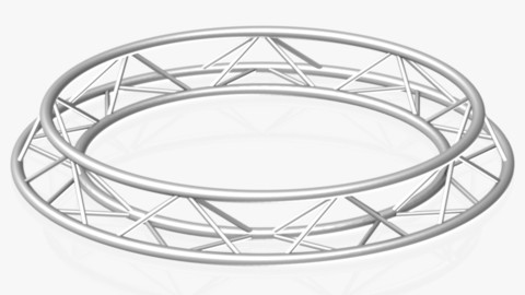 Circle Triangular Truss - Full diameter 200cm