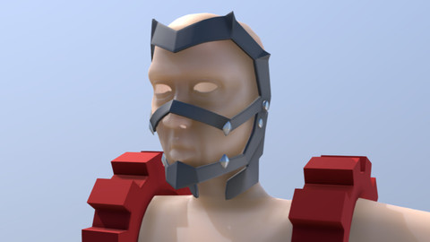 Kirishima Eijirou, Mask & Shoulder Gears- 3D Printable Files