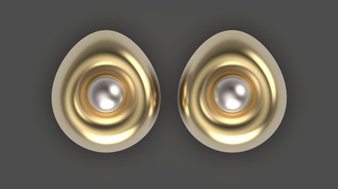 Jewelry egg earrings