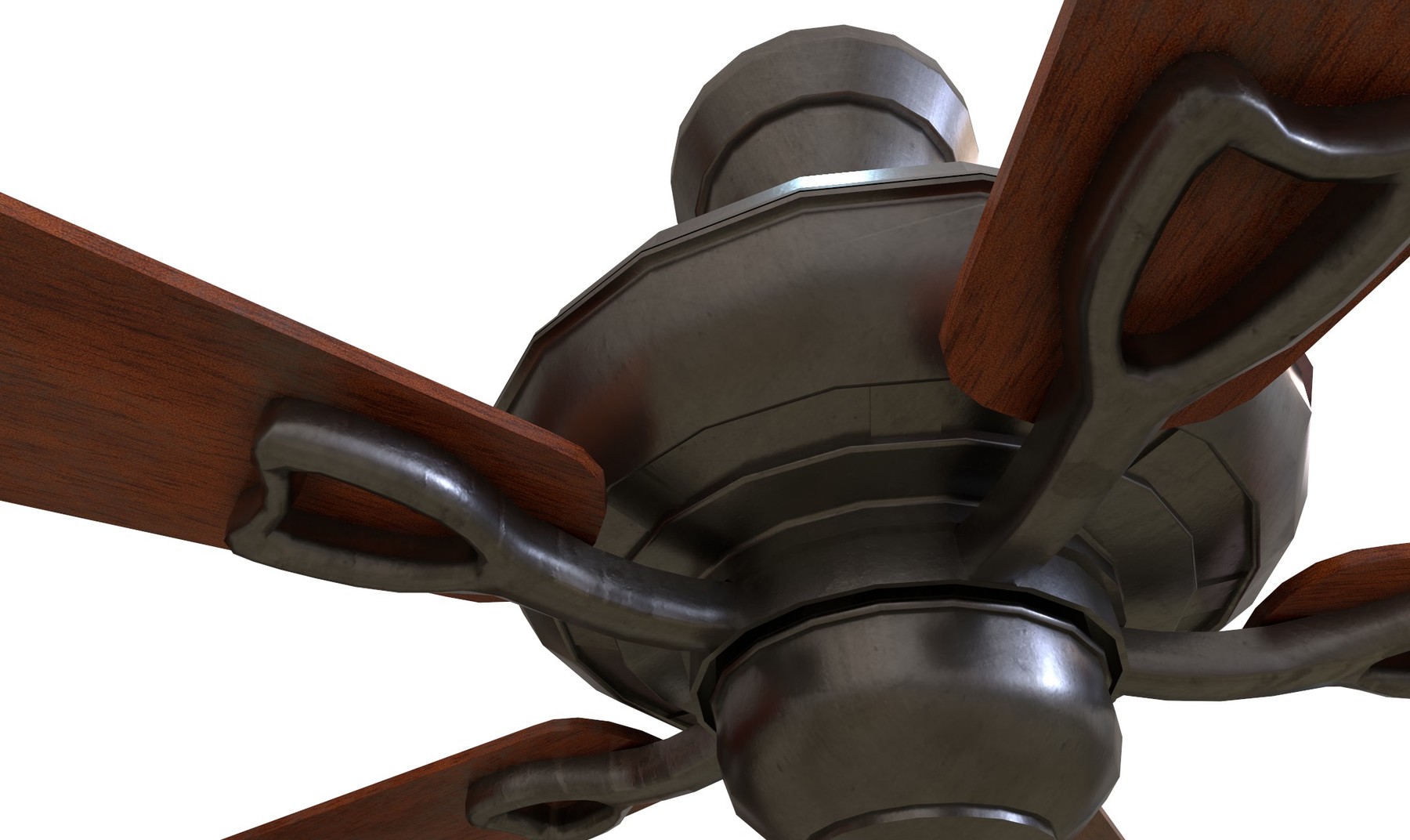 ArtStation GameReady Ceiling Fan with 4KPBR Texture Set Game Assets