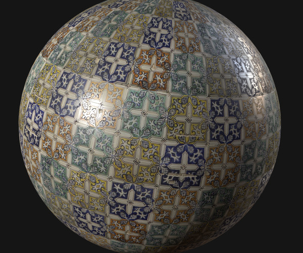 ArtStation - Old Ceramic Tiles Material Collection | Resources