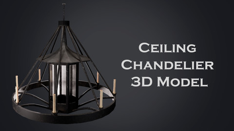 Old chandelier 3D Model