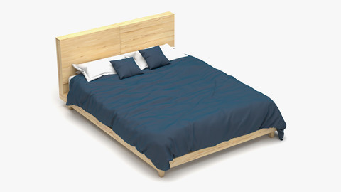Wooden Bed Set