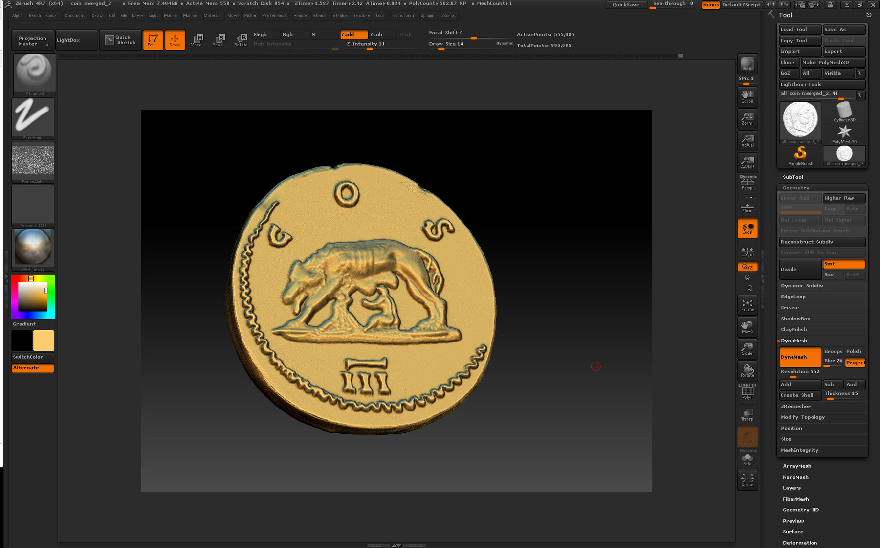 ArtStation - Avgust 3d print coin | Resources
