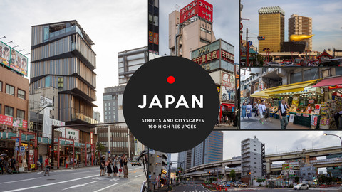 JAPAN CITY REF PACK - Streets, Cityscapes, Buildings, Details