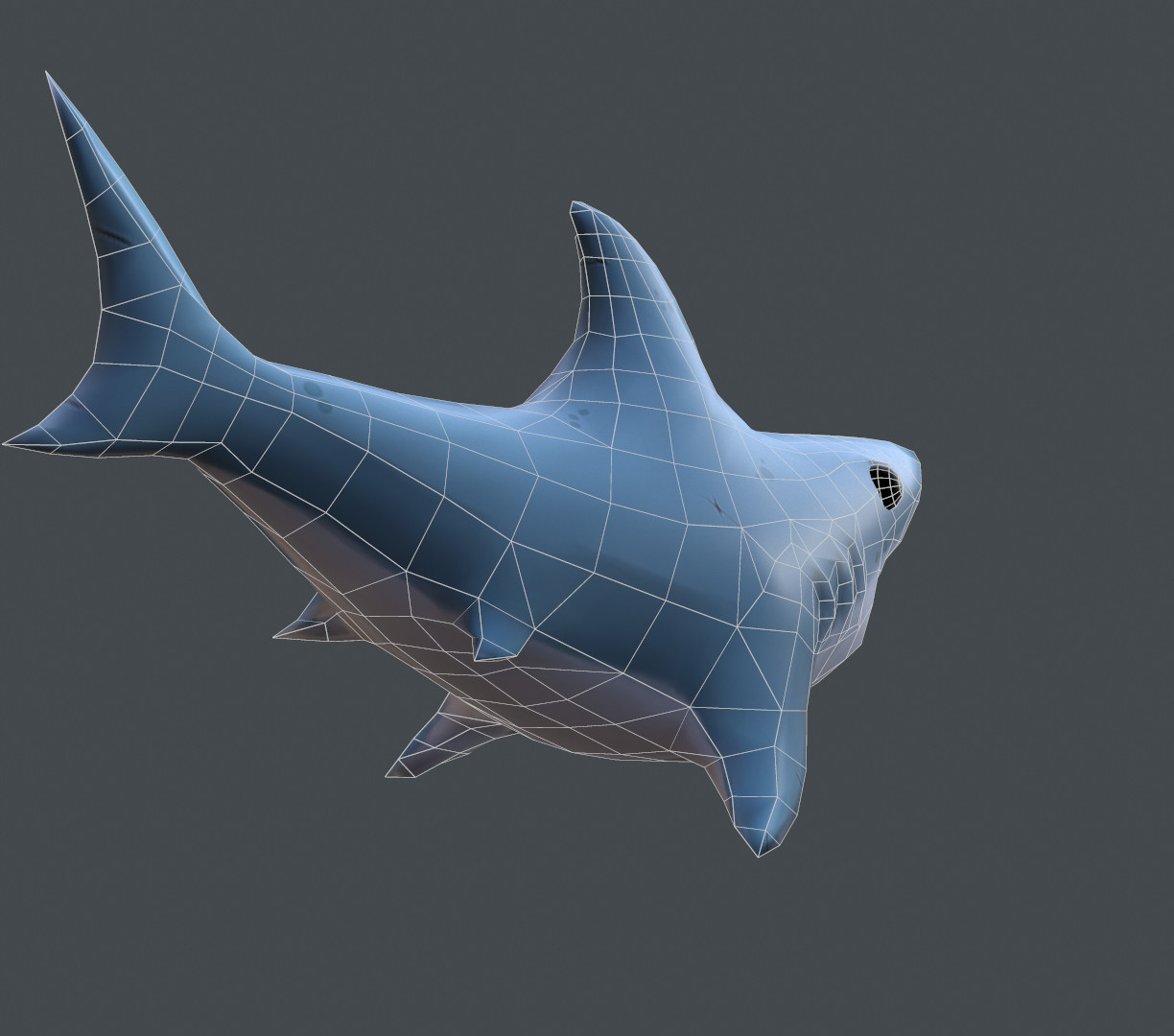 Low Poly Shark Blender by NeonaItsumi on DeviantArt