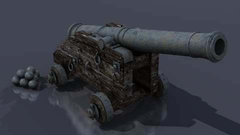 XVIII Century naval cannon