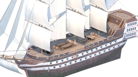 Line Warship 80 cannons