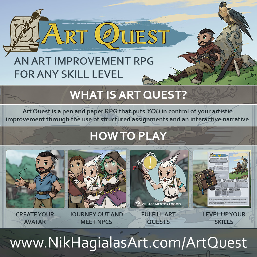 ArtStation Art Quest An Art Improvement RPG For Any Skill Level