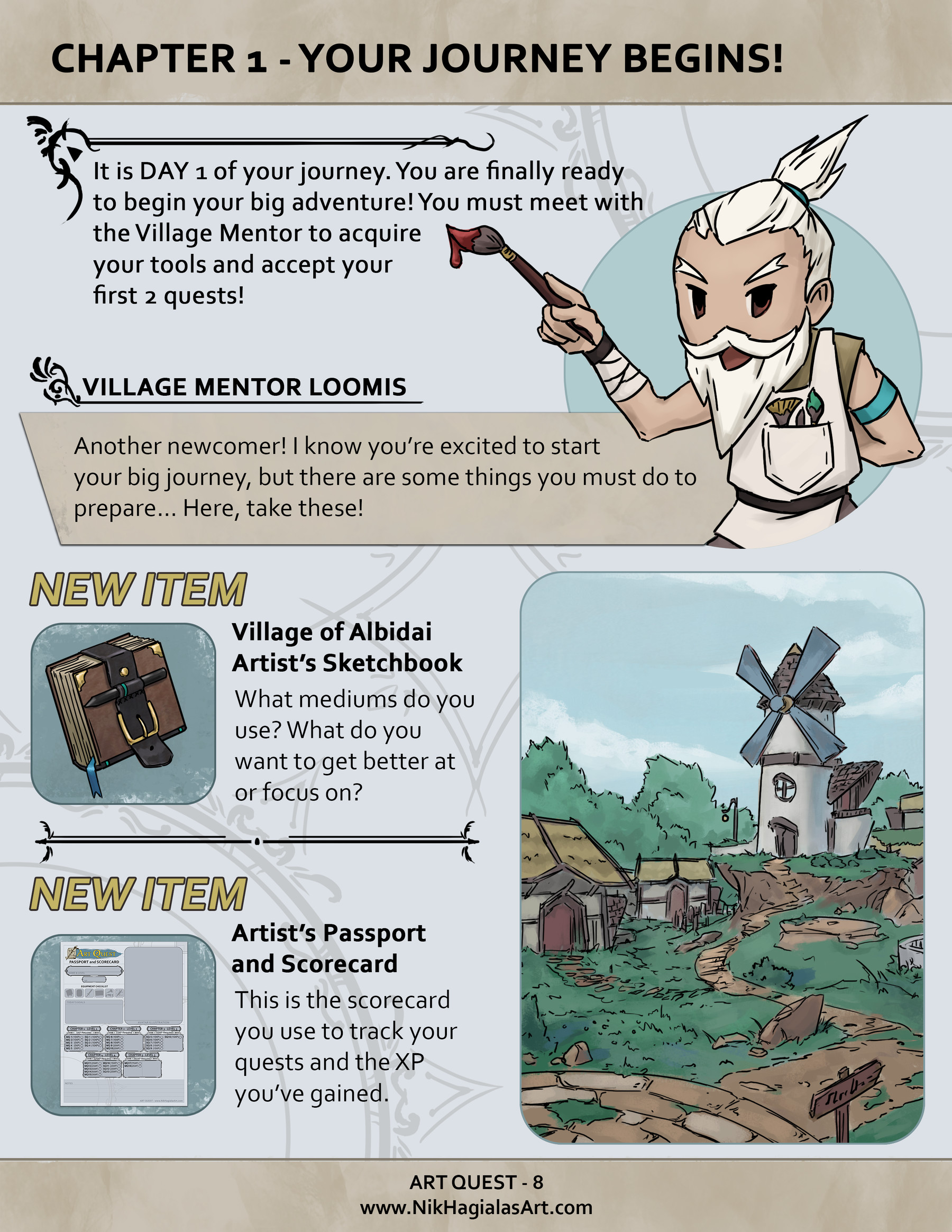 ArtStation Art Quest An Art Improvement RPG For Any Skill Level