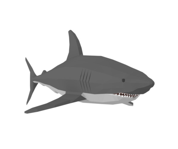 ArtStation - Low Poly Cartoon Shark | Resources