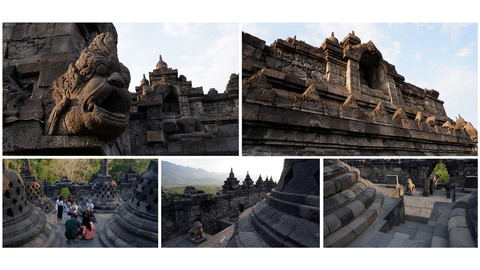 Borobudur - Southeast Asian Temple Photo Pack