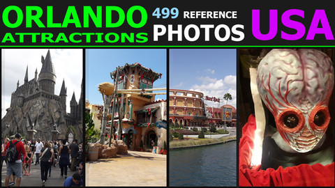 Orlando USA Universal Studios Park - Reference Pack 1
