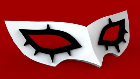 Persona 5 Joker Mask - STL