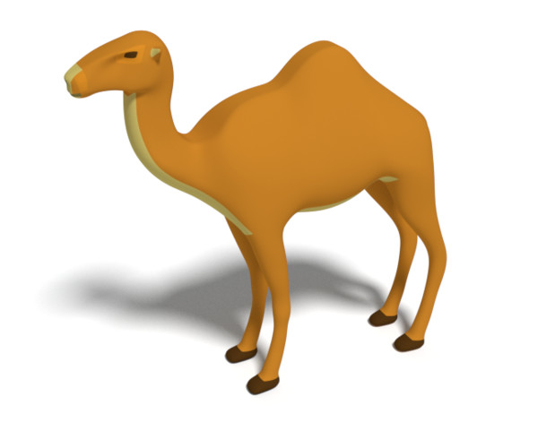 ArtStation - Low Poly Cartoon Camel | Resources