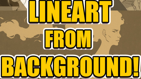 Extract line art from background action