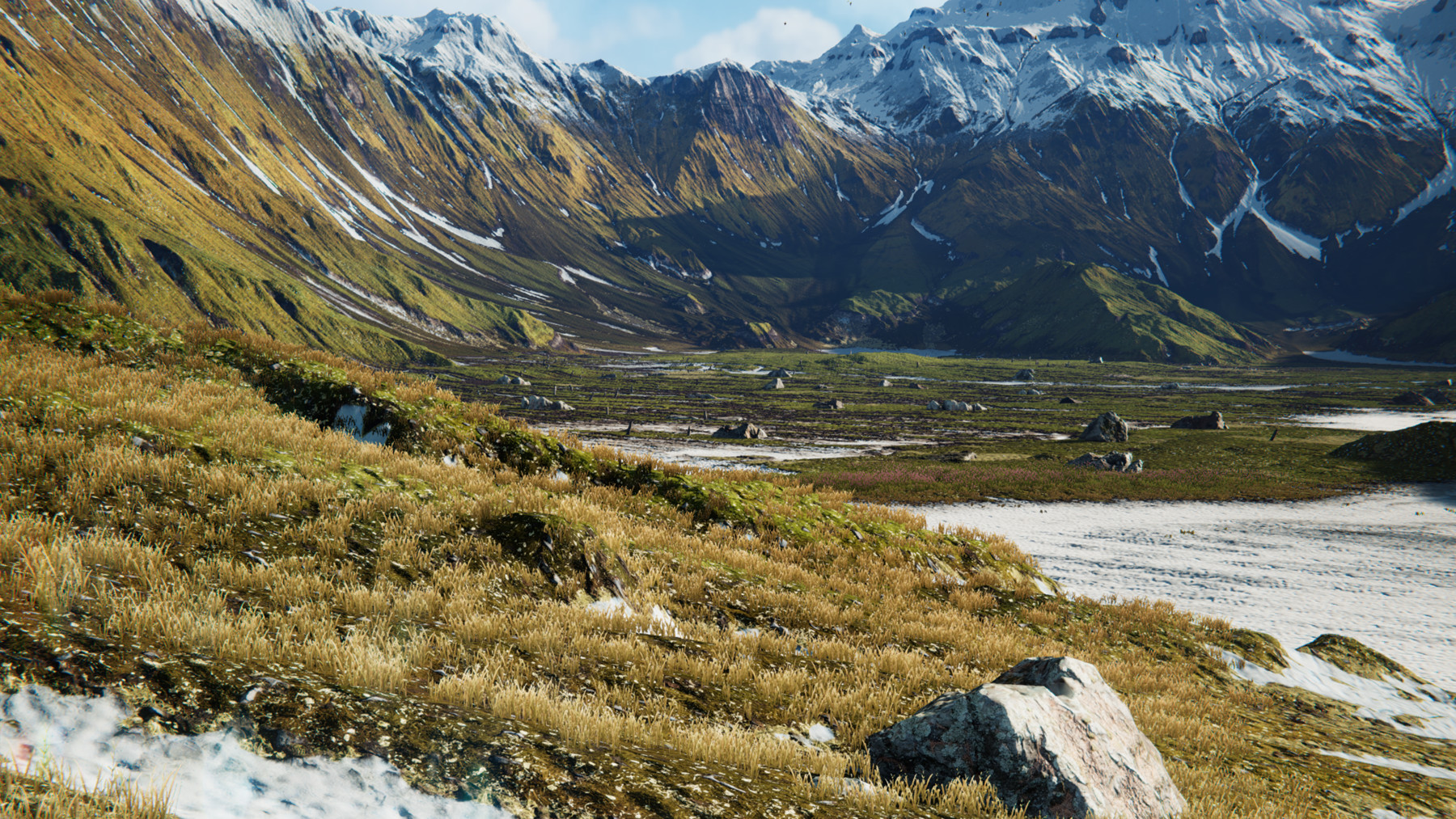 ArtStation - Mountain River Valley Environment - Unity 2017+ Project ...