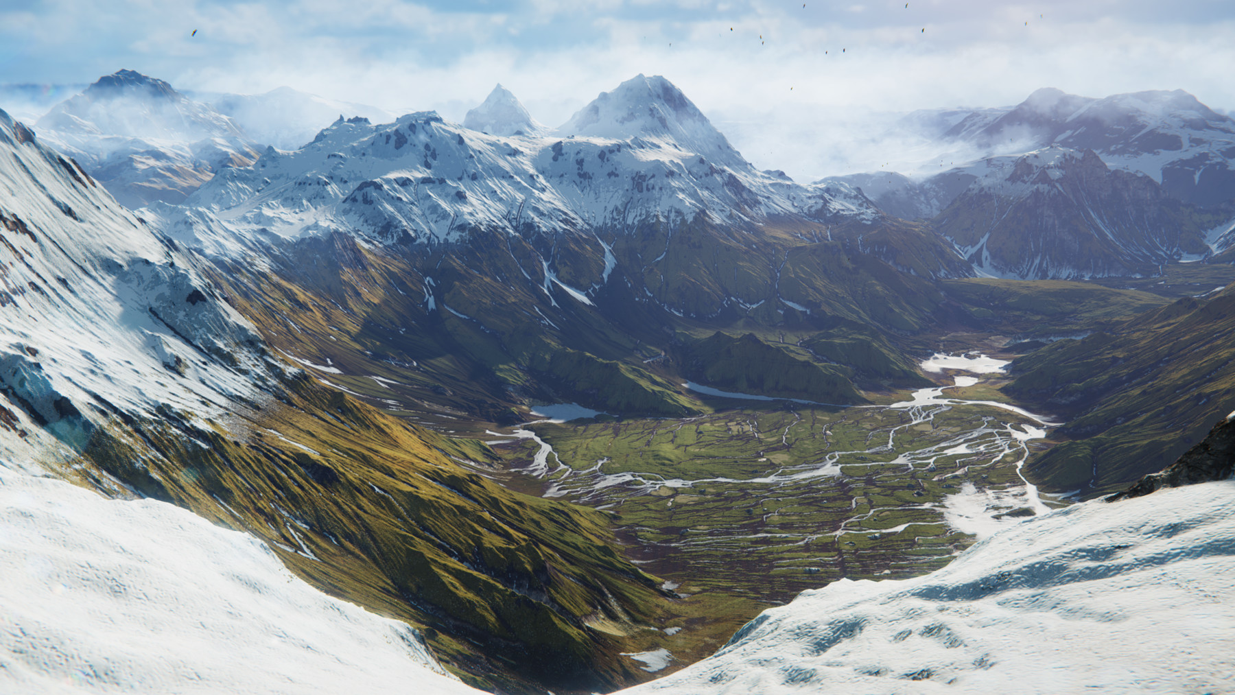 ArtStation - Mountain River Valley Environment - Unity 2017+ Project ...