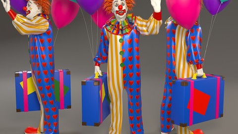 Clown Male ACC 2130 002 3D model