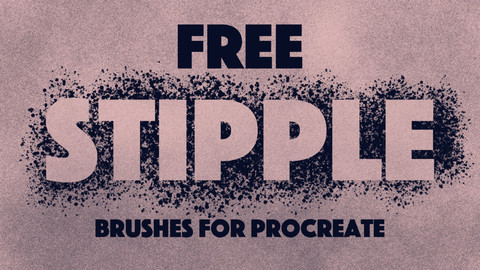 Free Stippling Procreate Brushes