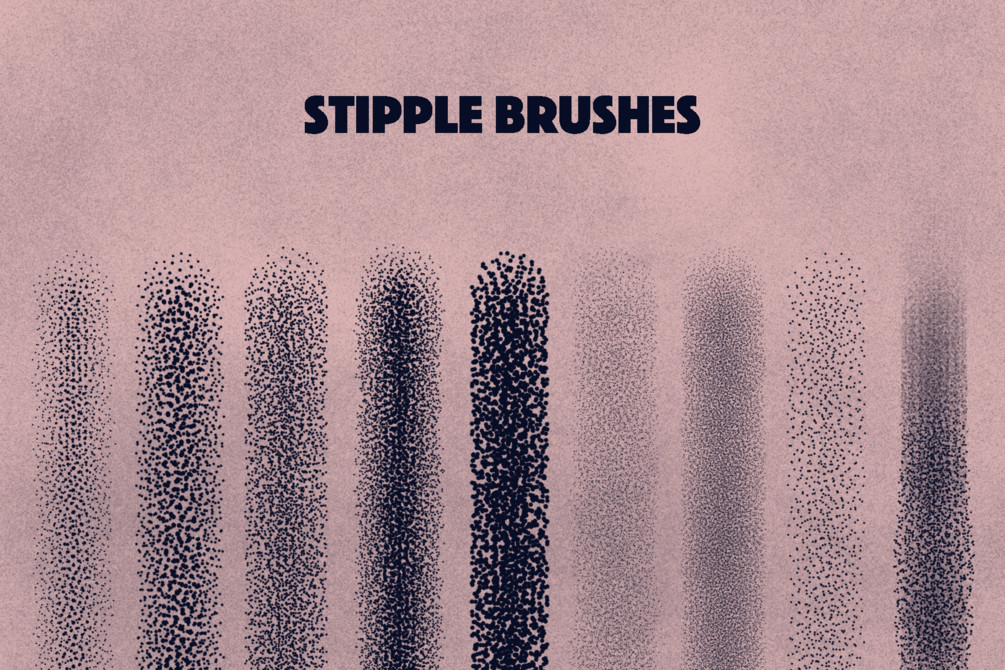 free stipple brushes procreate