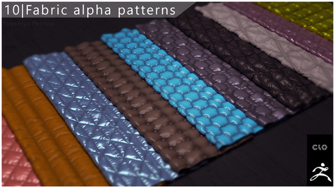 10| Fabric alpha patterns.