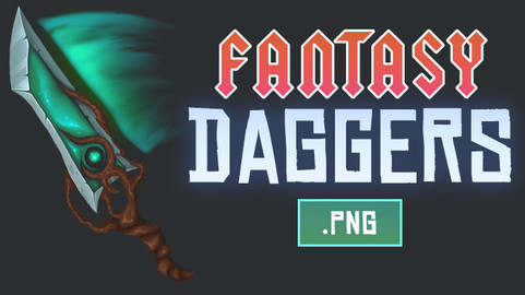 2D Fantasy Daggers