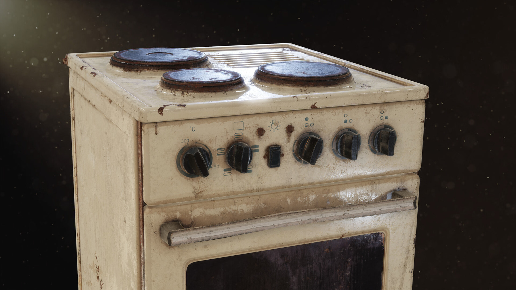 ArtStation Game Ready Assets Old Stove Resources
