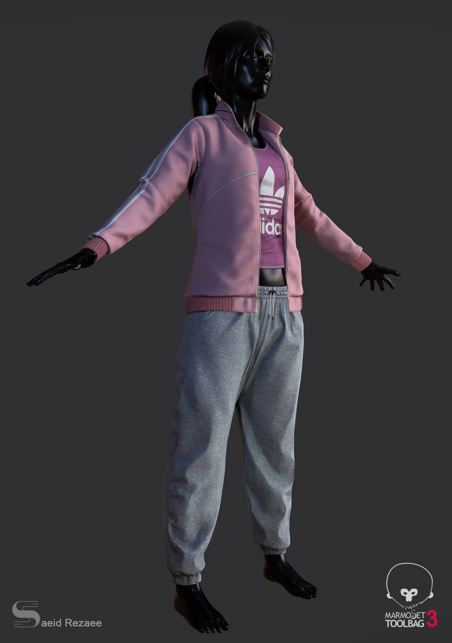 ArtStation Clothing sets model For game Resources