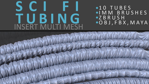 Zbrush IMM SCI FI Brush Set