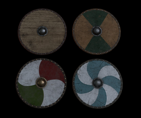 ArtStation - Realistic Viking Weapons and Shields Bundle | Game Assets