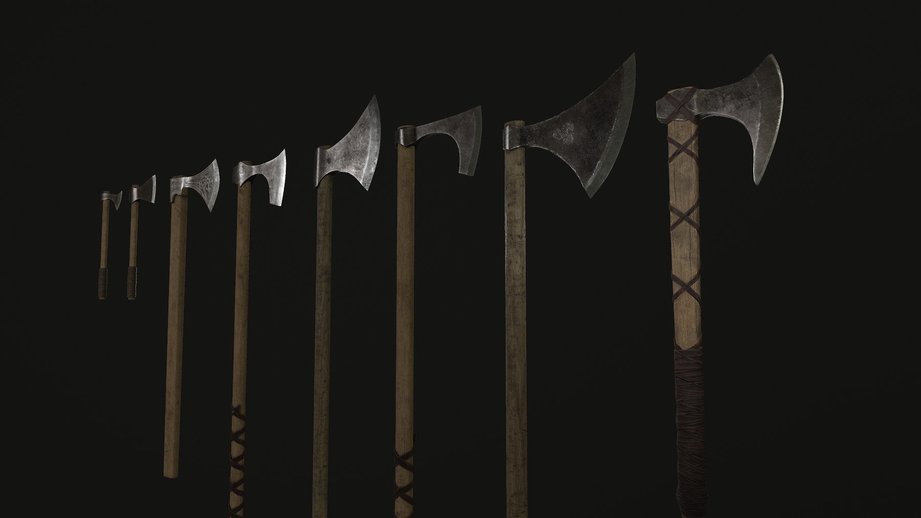 ArtStation - Realistic Viking Weapons and Shields Bundle | Game Assets