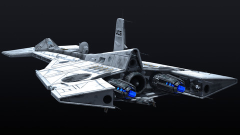 Funky Koval Spaceship (Hight Poly)