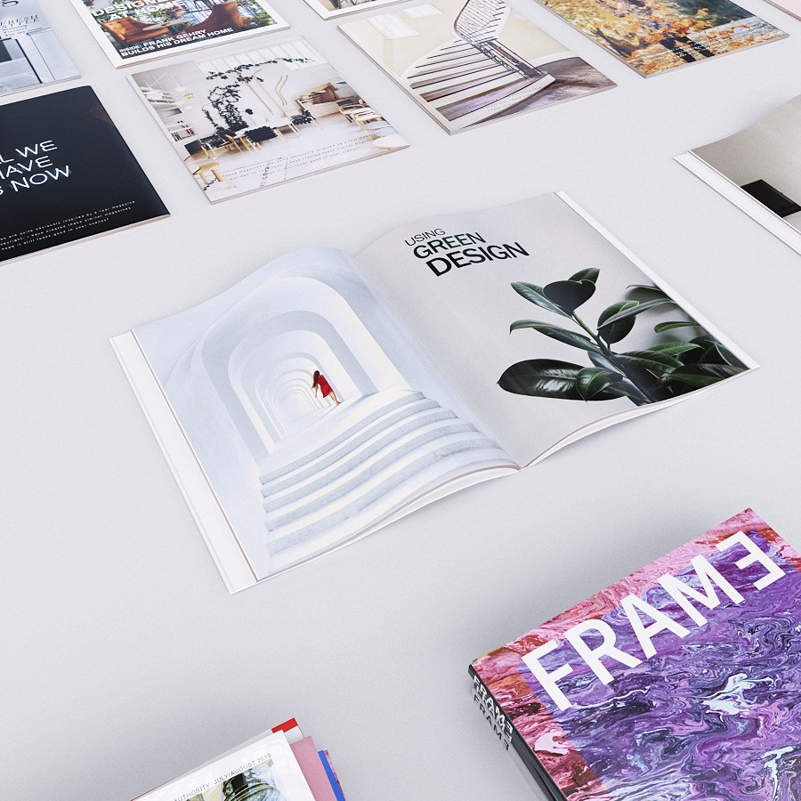 ArtStation - Design Magazines for Arch Viz (Assets) | Resources