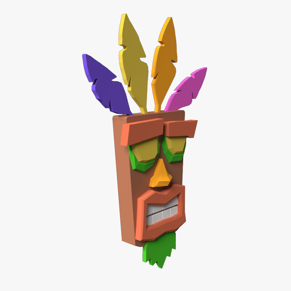 artstation-aku-aku-crash-bandicoot-resources