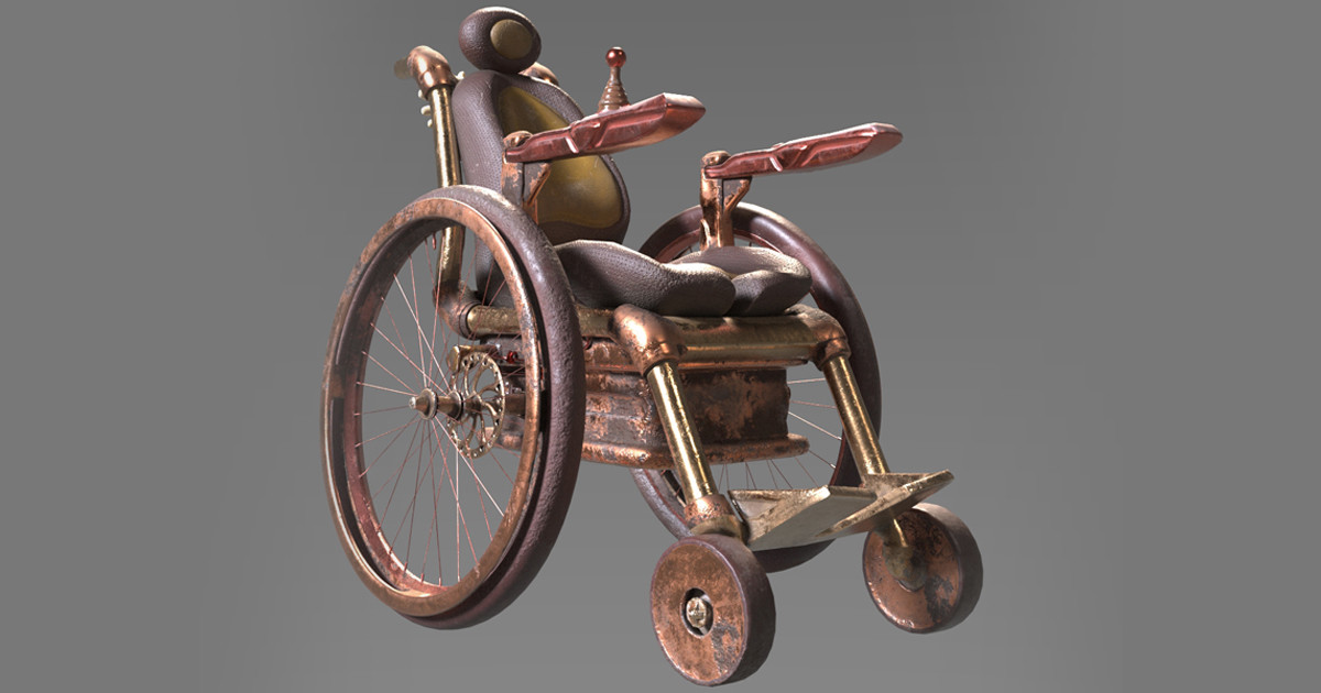 ArtStation - Animated Wheelchair | Resources