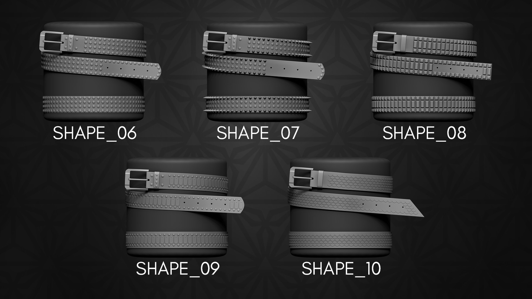 belts in zbrush