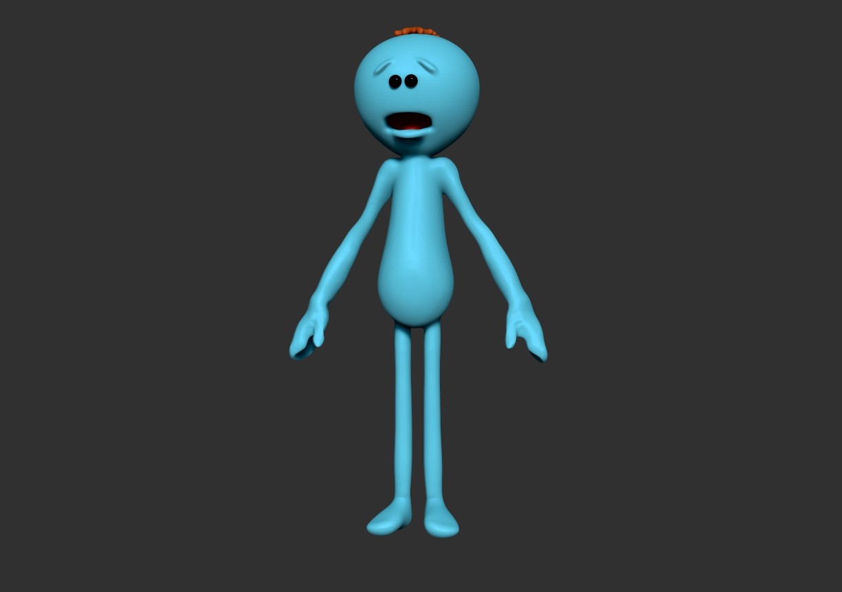 STL file Mr meeseeks 👾・3D printing model to download・Cults