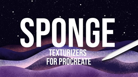 Procreate Sponge Texture Brushes