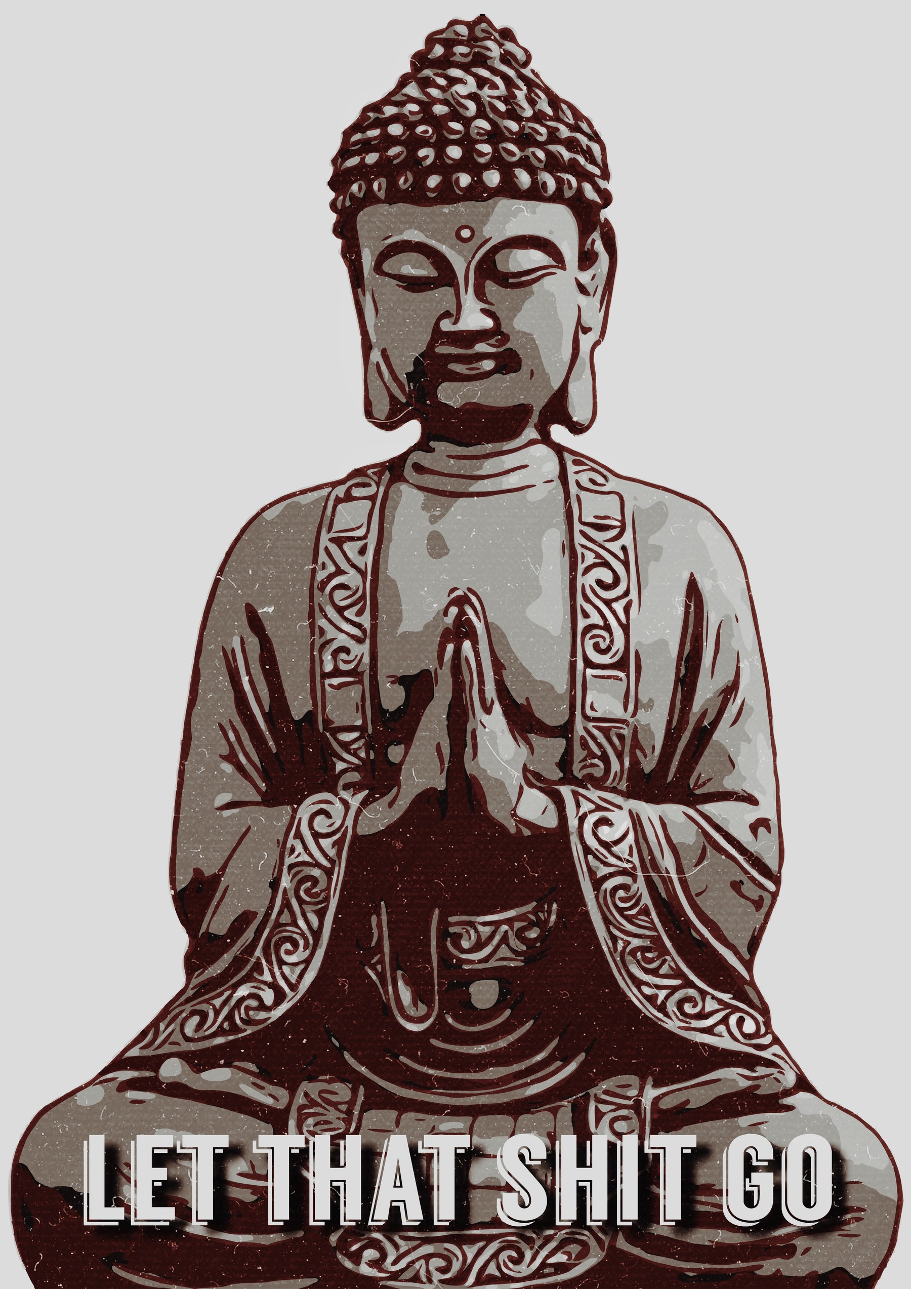 Buddha - Let that shit go - Sac fourre-tout éco - The