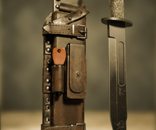 ArtStation Tactical Knife & Holster Resources