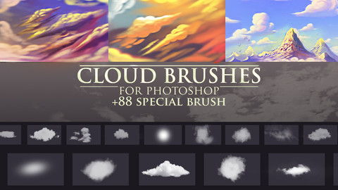 Cloud Brushes For Photoshop