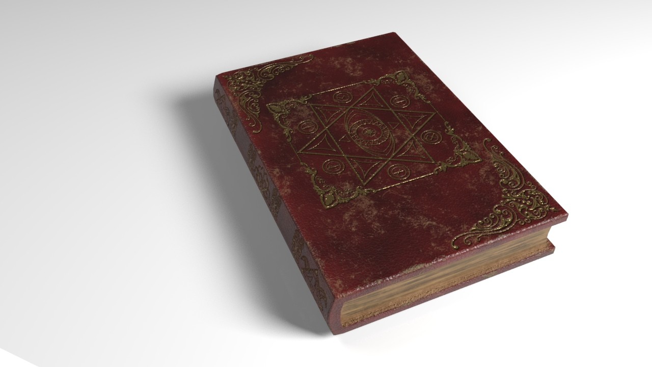 ArtStation Closed Ancient Spellbook Resources