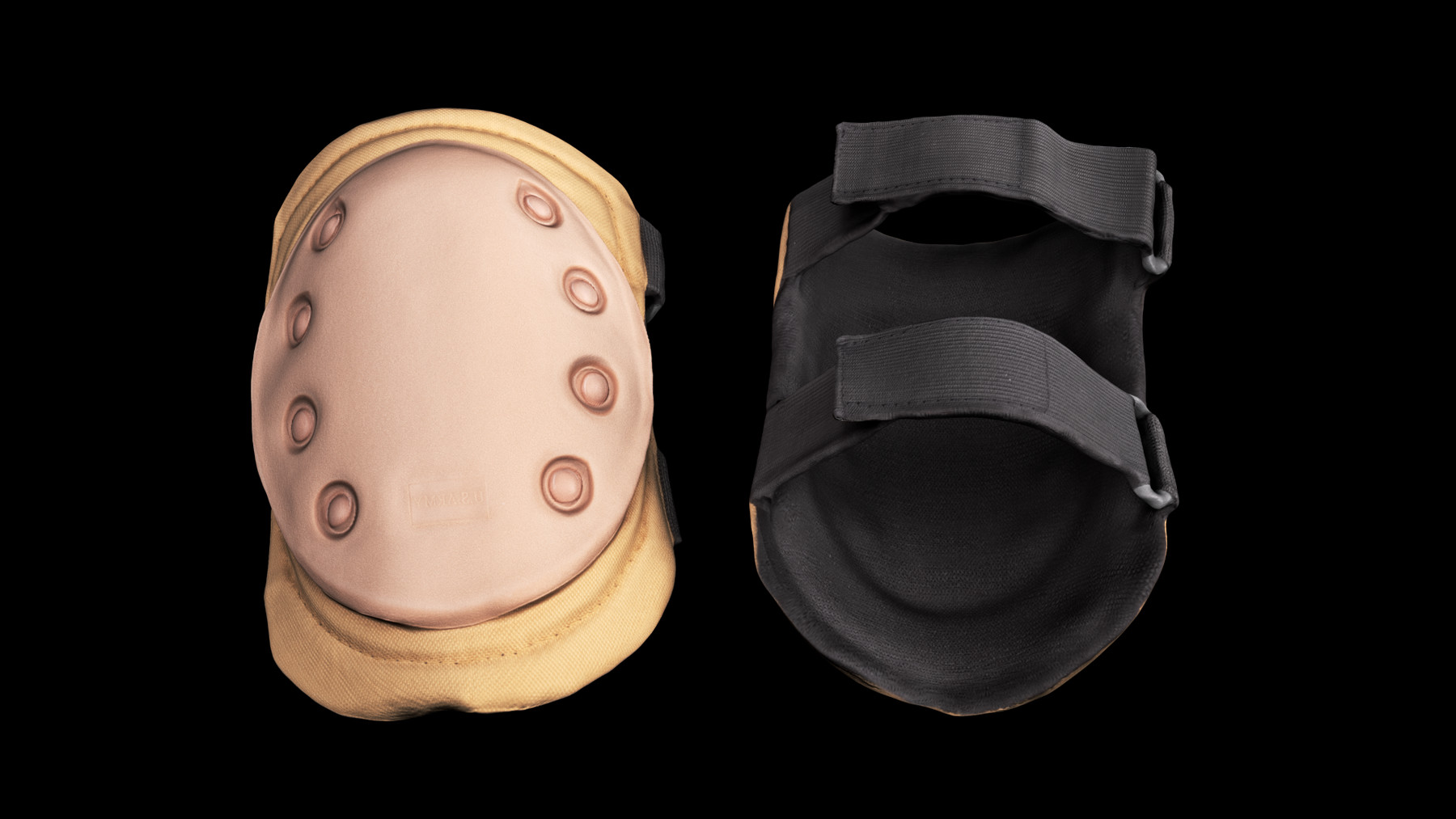 ArtStation Military sand elbow pads with PBR textures 13 Game Assets