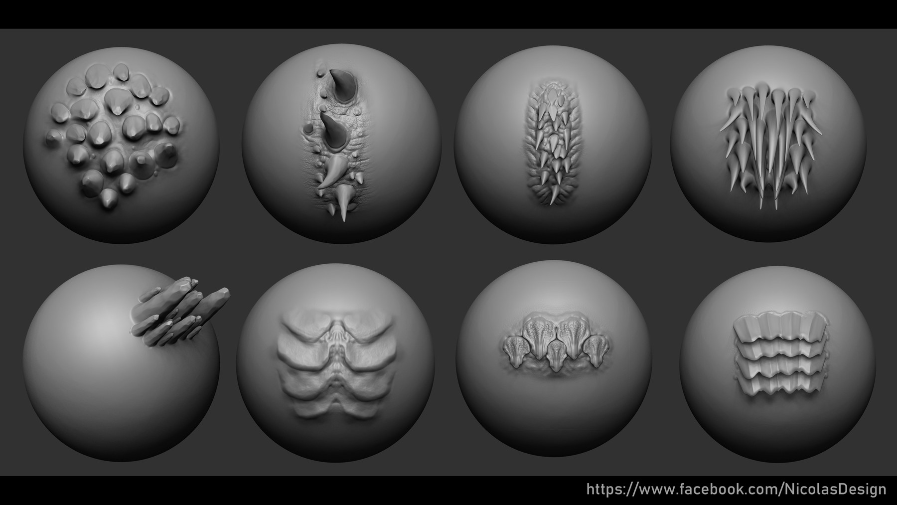 ArtStation Zbrush Dragon VDM Brush Part 2 Brushes