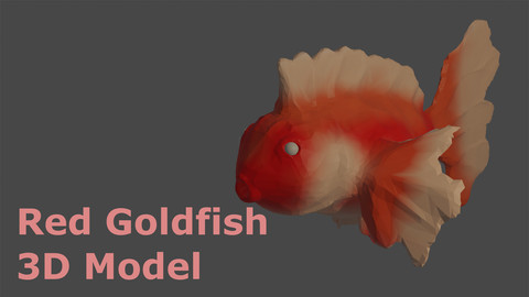 Red Goldfish 3D Model