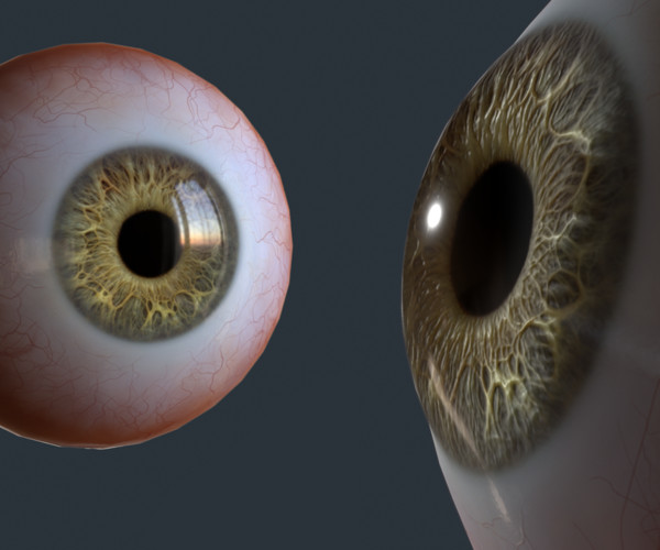 ArtStation Eye (game ready and presentation) Resources