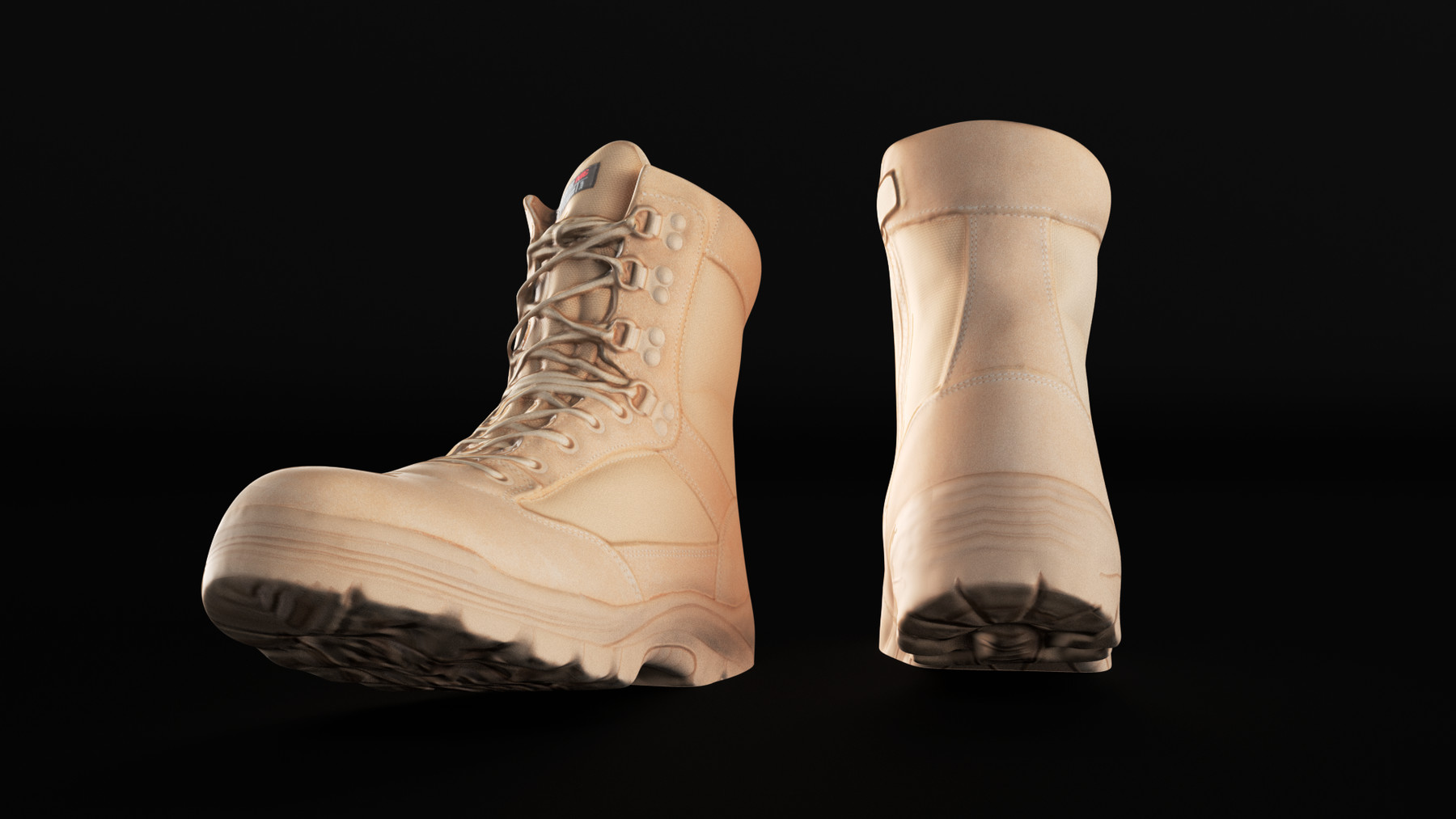 army boots sand